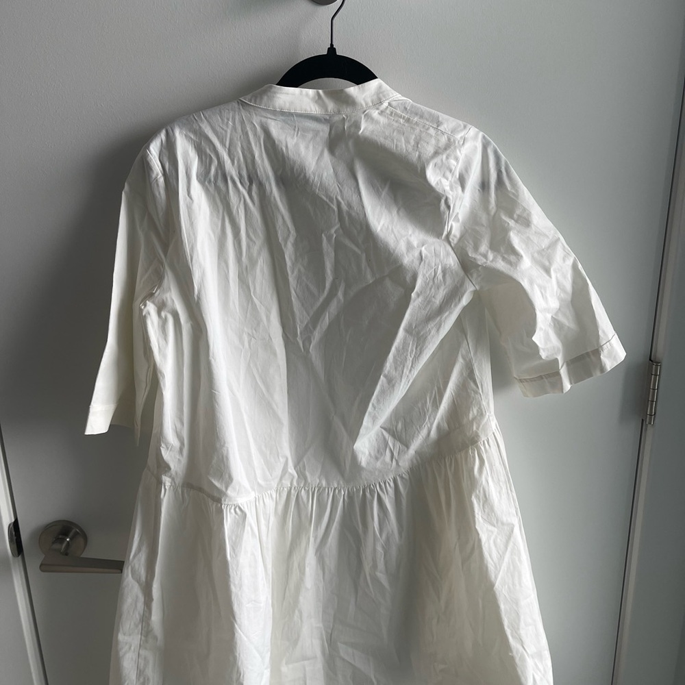 Tuckernuck White Button-Down Shirt Dress - Picture 6 of 8